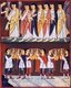 Germany: The Angels with the Seven Plagues. From the Bamberg Apocalypse, 1000-1200